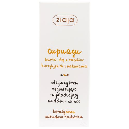 Cupuacu. Pflegecreme - Regenerierung und Glättung 50ml Für Tag und Nacht Ziaja