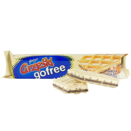 Goplana Grzeski gofree mit Vanillegeschmack und Haselnüsse 33g