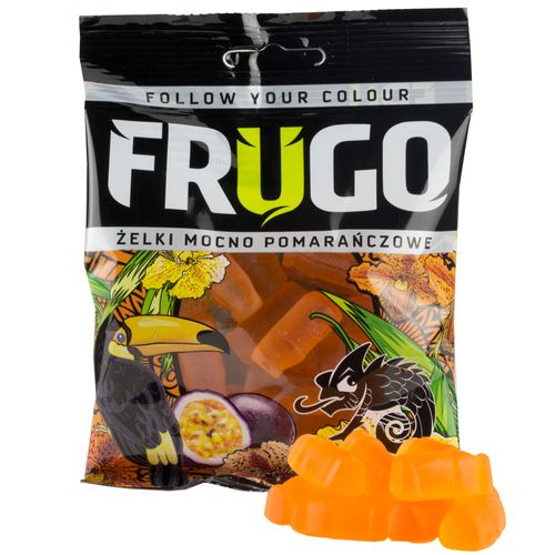 Frugo Gummibonbons intensiv Orange 90g