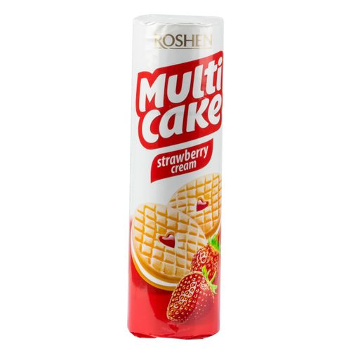 Roshen Multi Cake mit Strawberry cream 195g