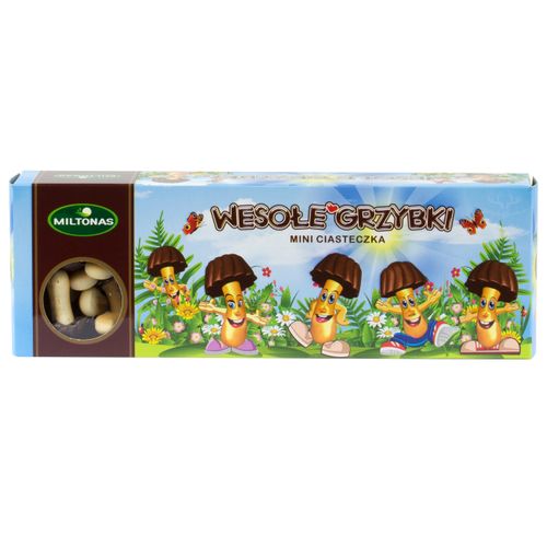 Miltonas Fröhliche Pilze - Mini Keks 170g