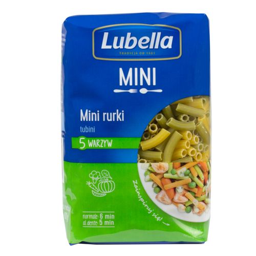 Lubella Mini-Röhren - tubini - 5 Gemüse 400g