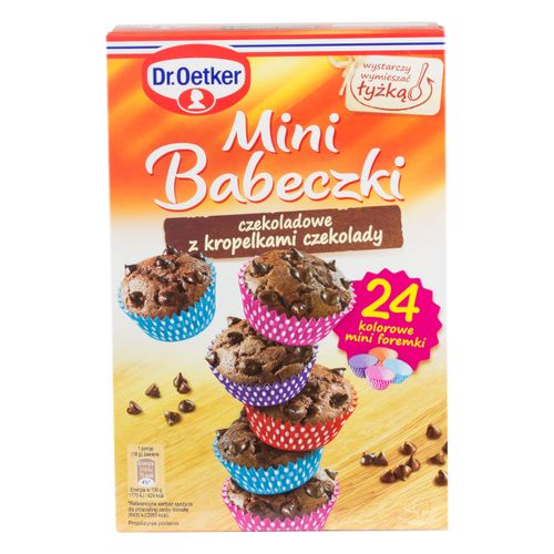Dr.Oetker Mini-Schokoladenmuffins mit Schokoladentröpfchen 245g