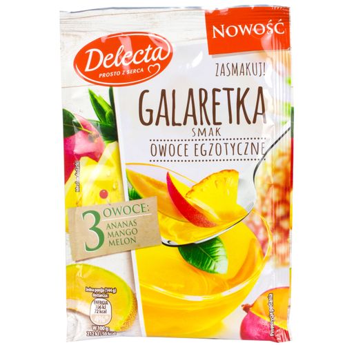 Delecta Götterspeise mit exotischen Fruchtgeschmack 75g