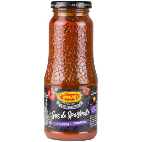 Winiary Spaghetti-Sauce mit Basilikum und Knoblauch 360g