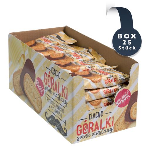 Goralki Kekse mit Kakaogeschmack (PAK 38g x 25 Stück) // Goralki Ciacho o smaku kakaowym (Karton 38g x 25 sztuk)