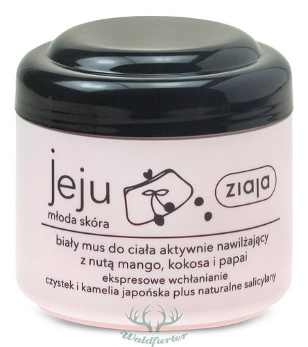 ZIAJA Jeju PINK Weiße Körpercreme mit einem Hauch von Mango, Kokos und Papaya (200 ml)