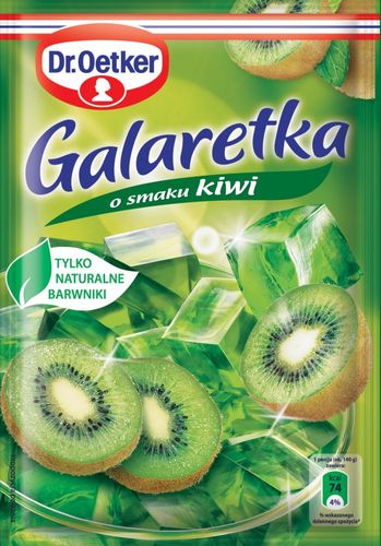 Dr. Oetker Götterspeise mit Kiwi Geschmack 77g