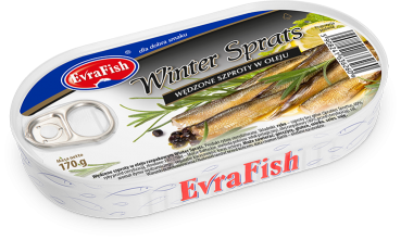 EvraFish Geräucherte Sprotten in Öl 170g