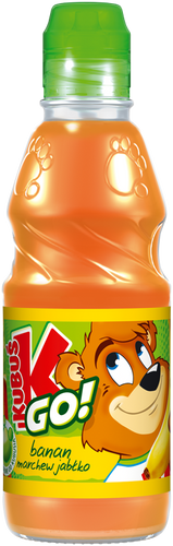 Getränk mit Banane- Karotte- Apfel 300 ml von Kubus Go