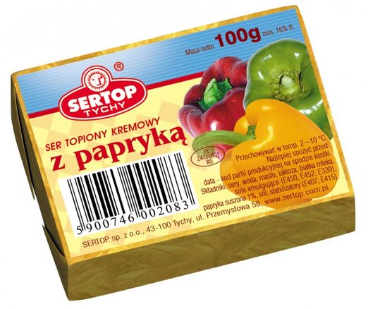 Sertop Weichkäse mit Paprika 100g