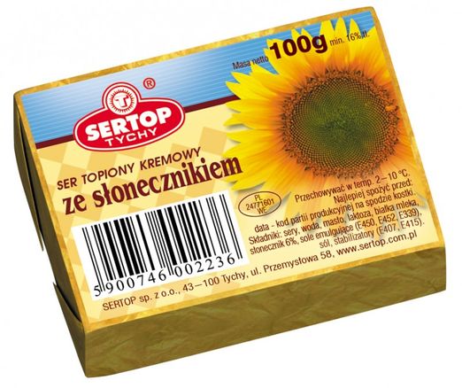 Weichkäse mit Sonnenblumenkernen
