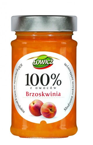 Lowicz Pfirsichkonfitüre Extra aus 100% Frucht