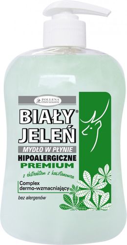 Premium-flüssige Seife Extrakt der Rosskastanie (Stärkend) 300ml von Biały Jeleń