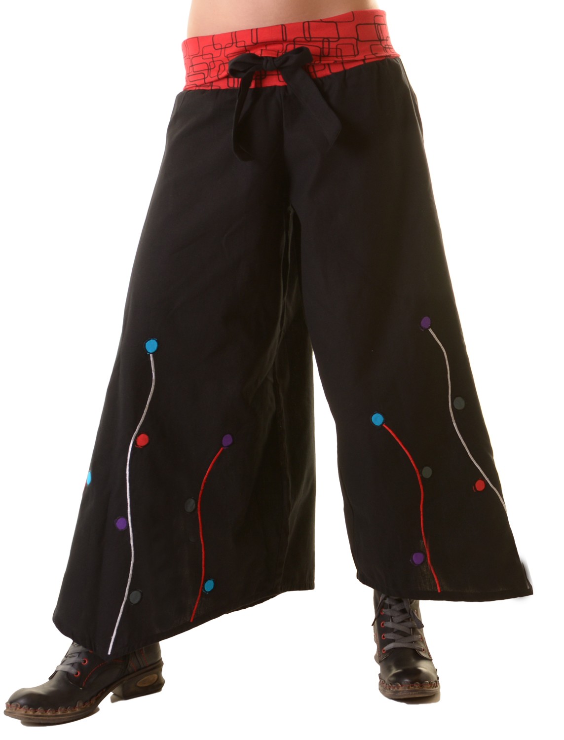 Kunst Und Magie Hosenrock Tanzhose Schlaghose Hippie Goa Boho