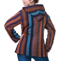 Kunst und Magie Nepal Baja Jerga Sweatshirt Poncho