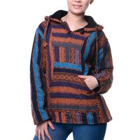 Kunst und Magie Nepal Baja Jerga Sweatshirt Poncho