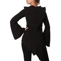 Kunst und Magie Fleecekleid in Blattform aus Fleece mit Zipfelkapuze Fairy Goa