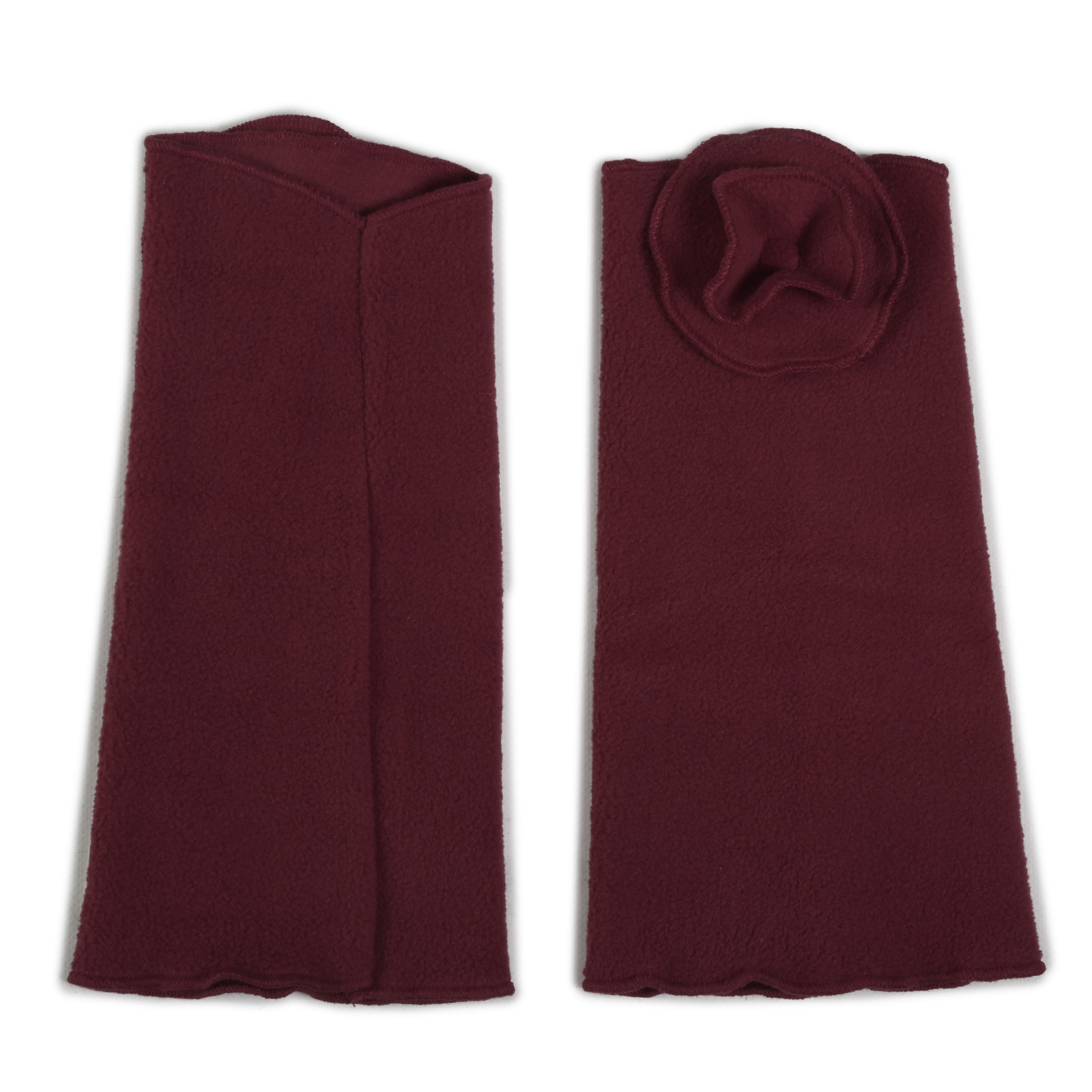 KUNST UND MAGIE Damen Samt Armstulpen Stulpen Handw/ärmer Handschuhe mit Spitze