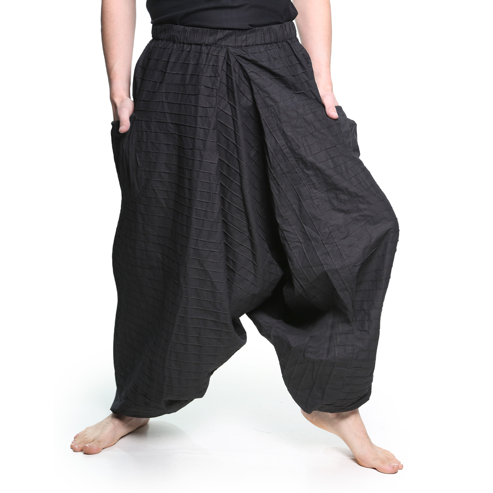 Herren Haremshose Aus Satin - Arabischer Prinz Style Für Karneval & Halloween