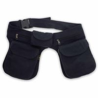 Kunst und Magie Doppel Bauchtasche Sidebag Gürteltasche Festivaltasche Hippie Goa Hüfttasche