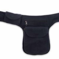 Kunst und Magie Doppel Bauchtasche Sidebag Gürteltasche Festivaltasche Hippie Goa Hüfttasche