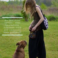 Kunst und Magie Doppel Bauchtasche Sidebag Gürteltasche Festivaltasche Hippie Goa Hüfttasche