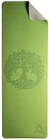 Yogamatte TPE ecofriendly - grün/grau Baum des Lebens Yoga