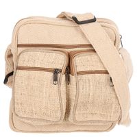Hanf Schultertasche Umhängetasche Tasche Messenger Bag Nachhaltig Fair Hanf