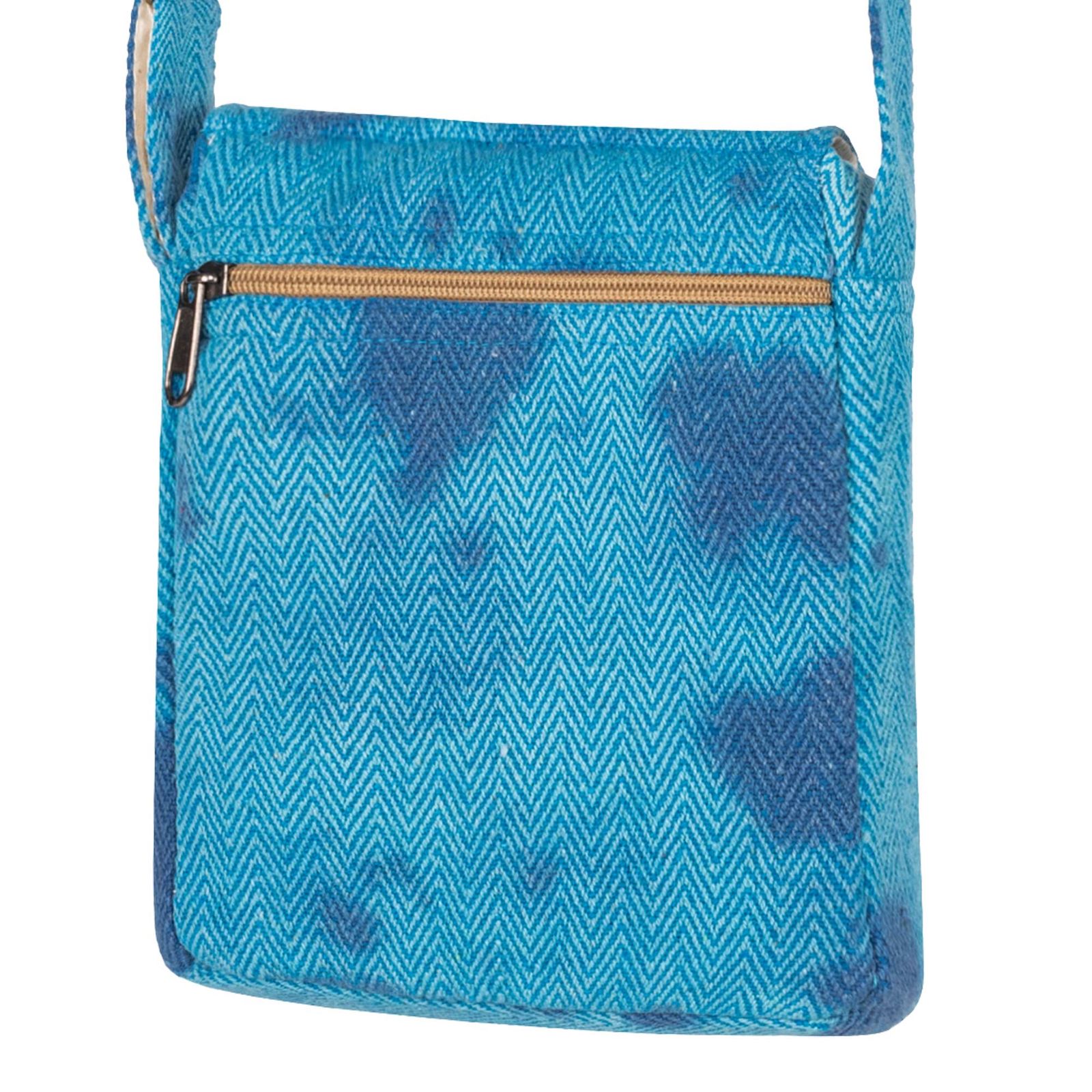 Bunte Hanf Schultertasche Hippie Handtasche Goa Tasche Tie Dye