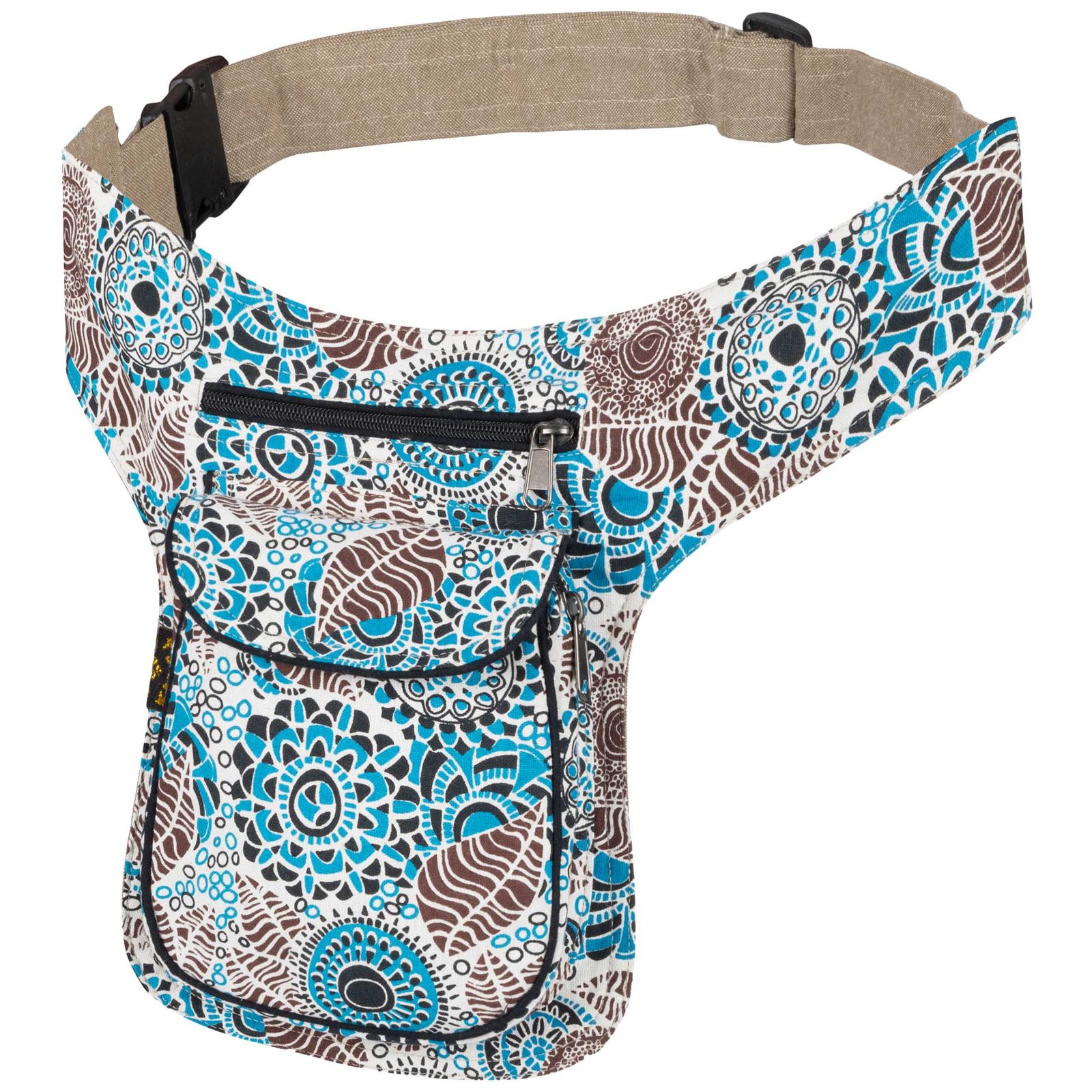 Bauchtasche Mandala Gassi Tasche Sidebag Gürteltasche Festival Goa Crossbag - Bild 3 von 6