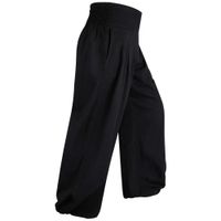 KUNST UND MAGIE Yogahose Pumphose Pluderhose mehrfarbig aus Baumwolle lang 