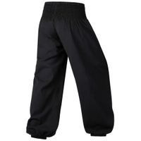 KUNST UND MAGIE Yogahose Pumphose Pluderhose mehrfarbig aus Baumwolle lang 