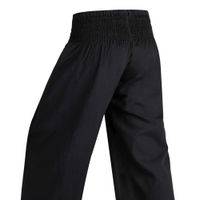 KUNST UND MAGIE Yogahose Pumphose Pluderhose mehrfarbig aus Baumwolle lang 