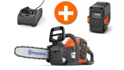 Husqvarna-225i-Akku-Kettensaege-9705475-10-Set-mit-Accu-und-Charger