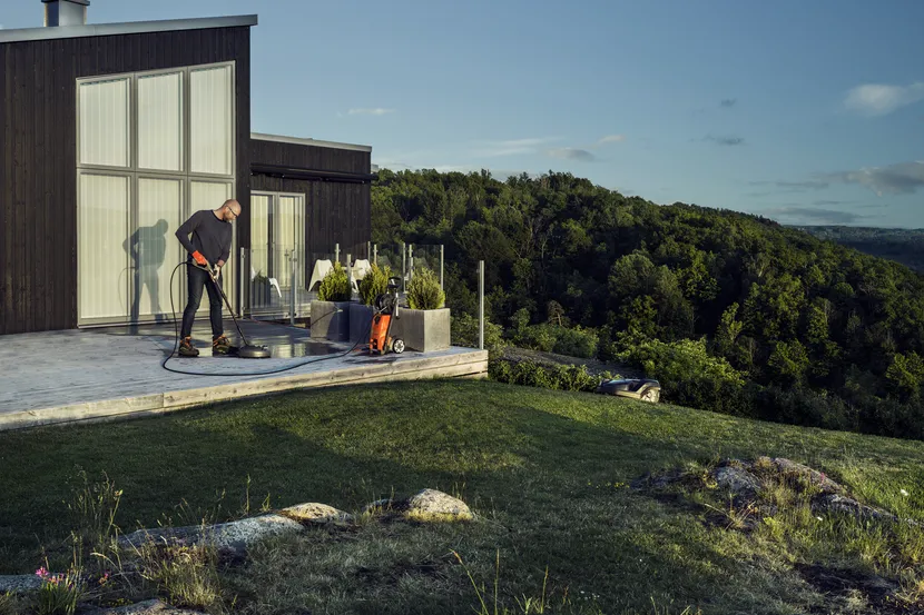 Husqvarna Hochdruckreiniger bei Hansen Gartentechnik 25746 Heide