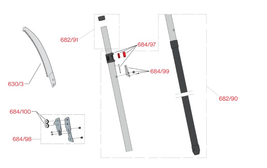 Original Felco Ersatzteile bei Hansen Gartentechnik online bestellen