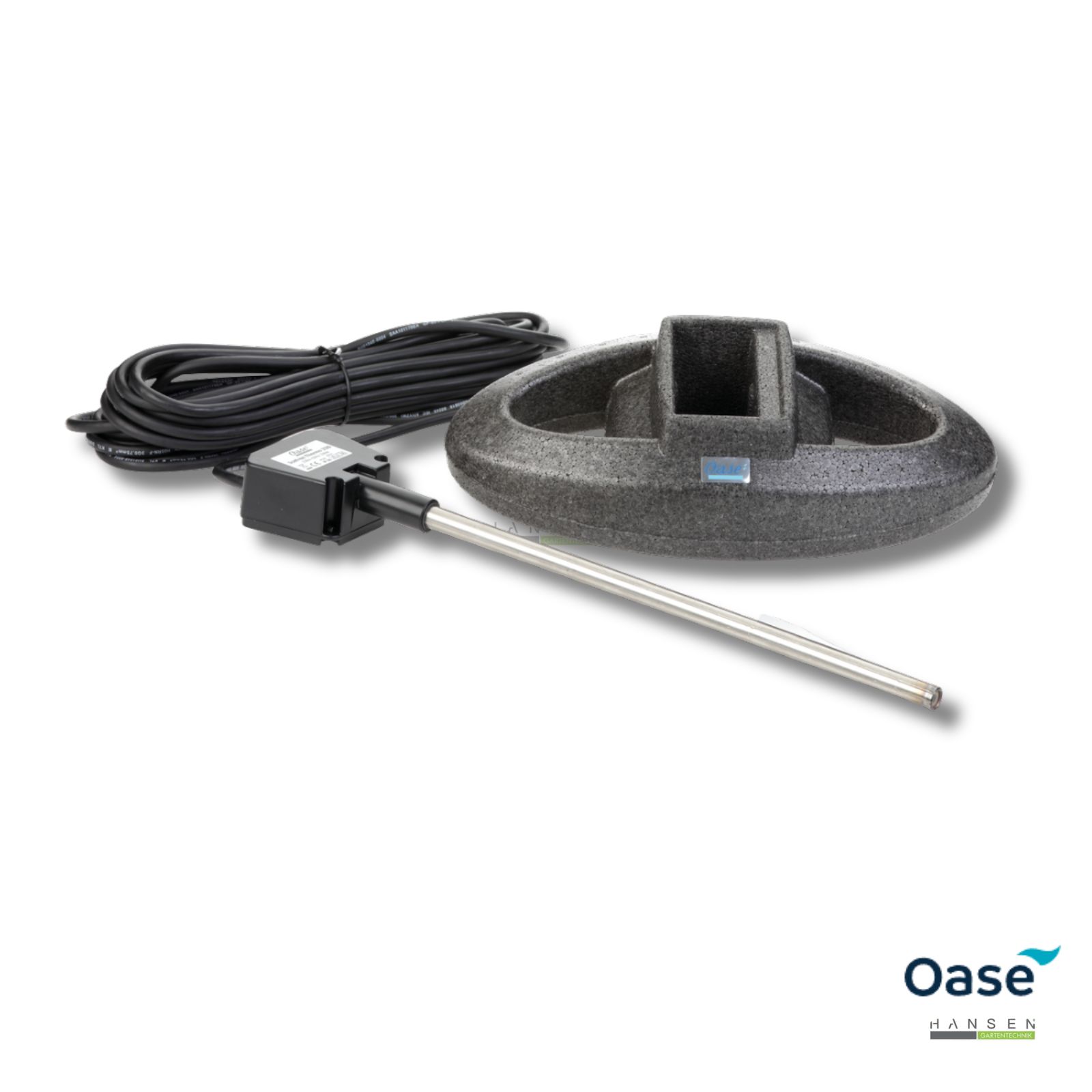 Abbildung zeigt freigestelltes Produktbild zum Lieferumfang beim OASE Eisfreihalter IceFreeThermo 330