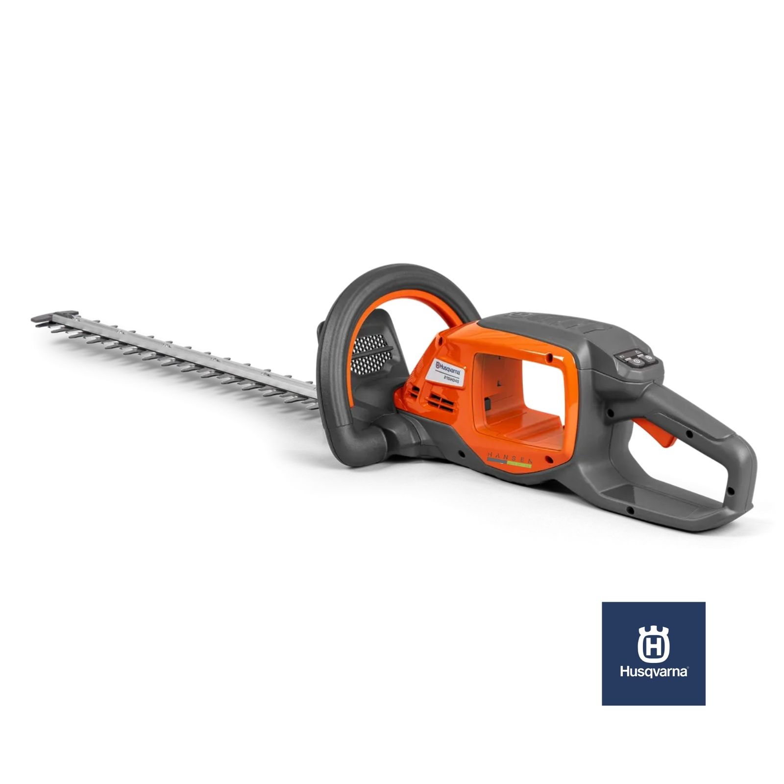Abbildung zeigt ein freigestelltes Produktbild zu Husqvarna 215iHD45 Akku Heckenschere
