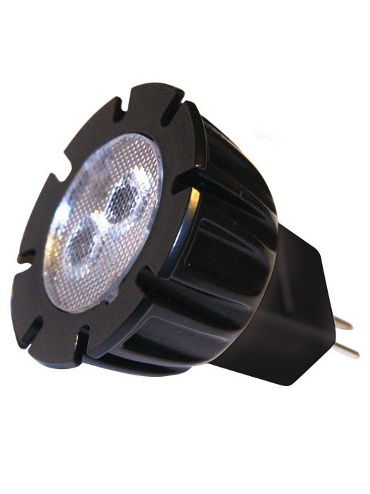 Abbildung zeigt dir die LED Leuchtmittel/Lichtquelle GARDEN LIGHTS - MR11 POWER-LED - 2 W - 12 V - GU5.3 - WARMWEIß