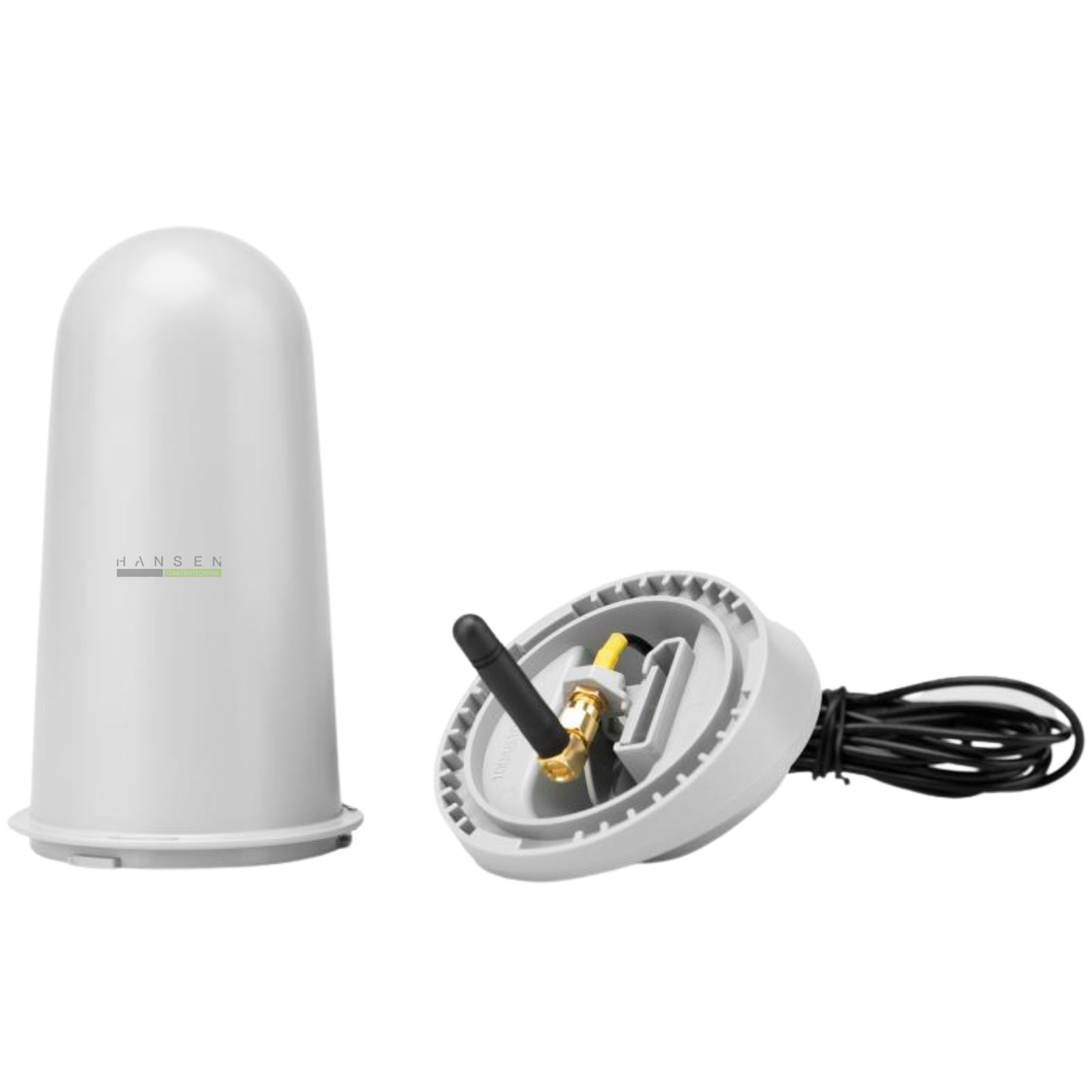 Abbildung zeigt ein Produktbild zum Hunter ANT-EXT-KIT, Verlängerungskit für Universal Antenne für WLAN, Mobilfunk und LoRa®-Funkkommunikation (2,7 m Kabel und Montagezubehör)