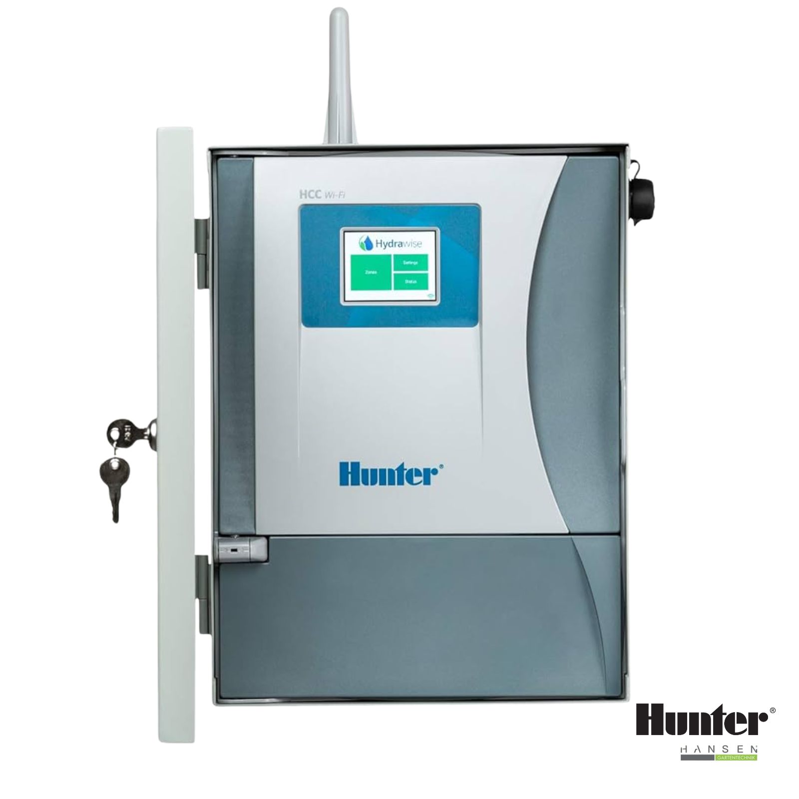 Abbildung zeigt Produktbild zu Hunter Steuergerät HCC-800-ML modular erweiterbarer 8 Stationen in/outdoor Controller.