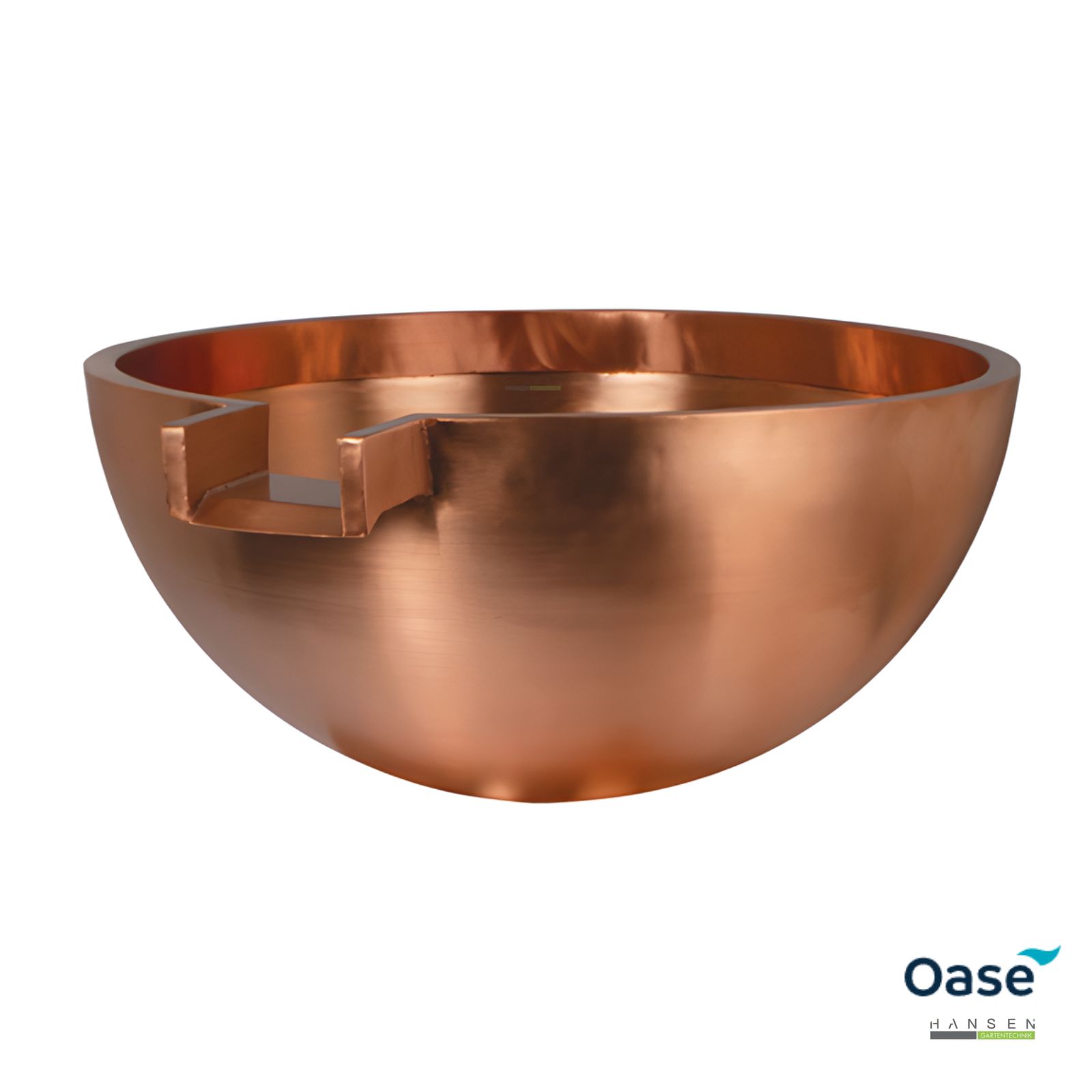 Abbildung zeigt freigestelltes Produktbild zu OASE Kupferschale rund 75
