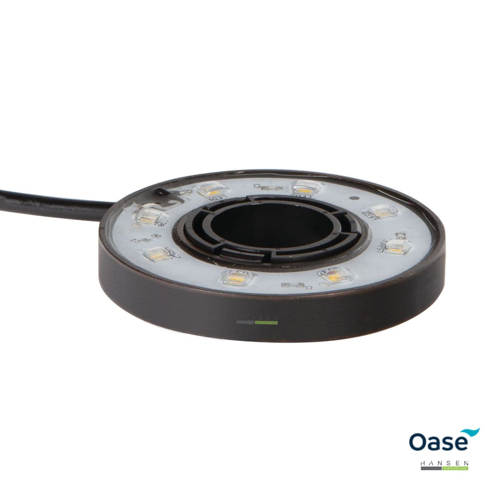 Abbildung zeigt freigestelltes Produktfoto zu Oase LED Ring warmweiß (84171)