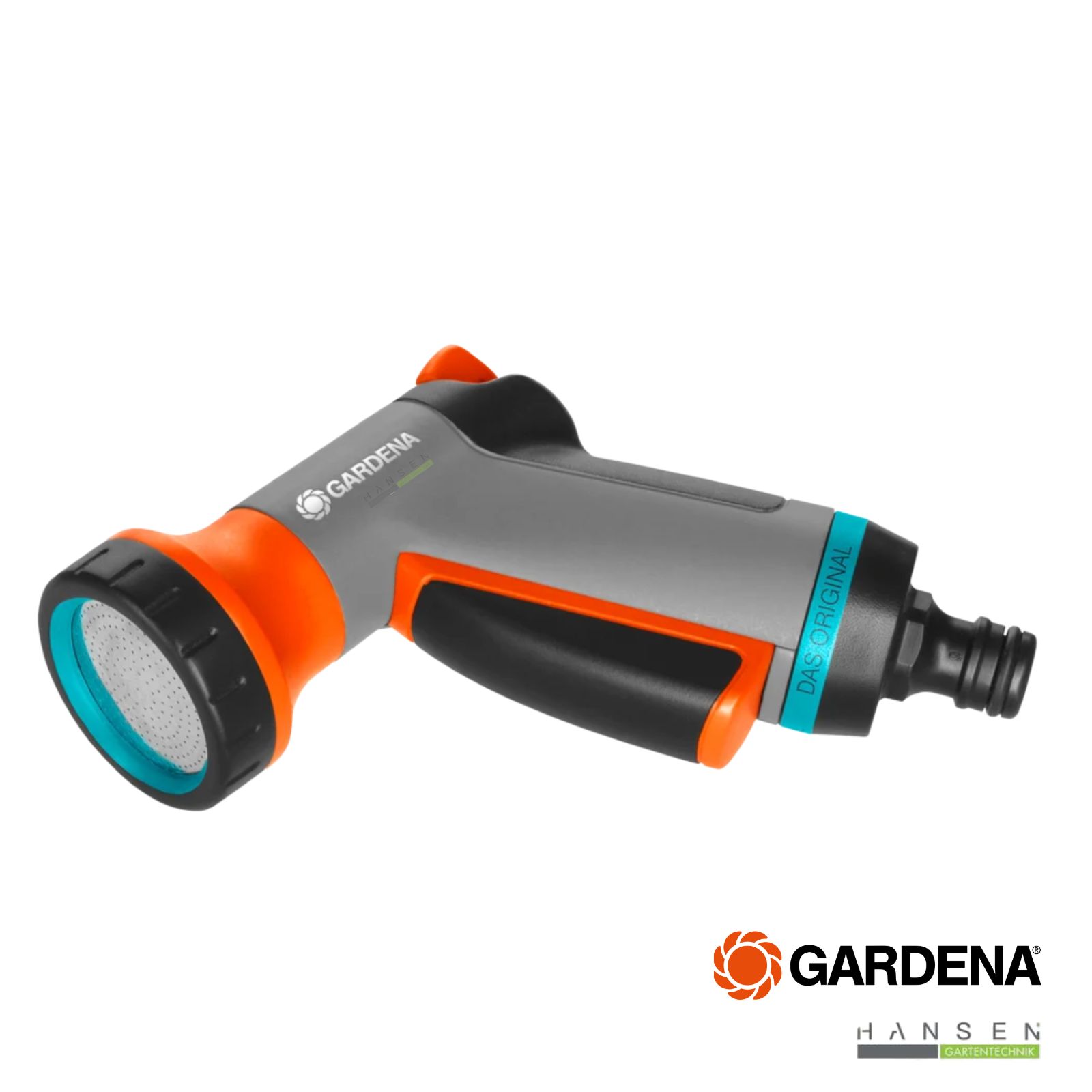 Abbildung zeigt freigestelltes Produktbild zur Gardena city gardening Balkonbrause 18405-20