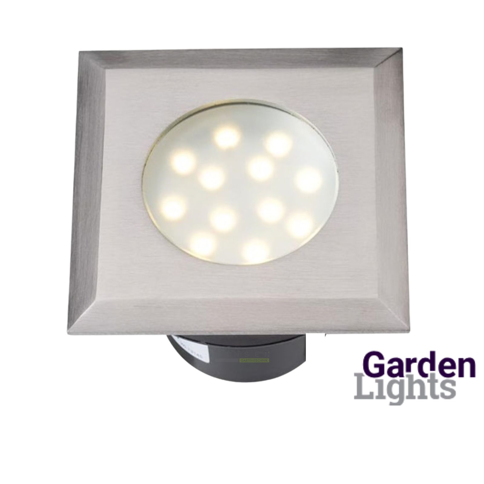 Abbildung zeigt die Bodeneinbauleuchte Garden Lights LED-Spot ELARA als freigestelltes Bild