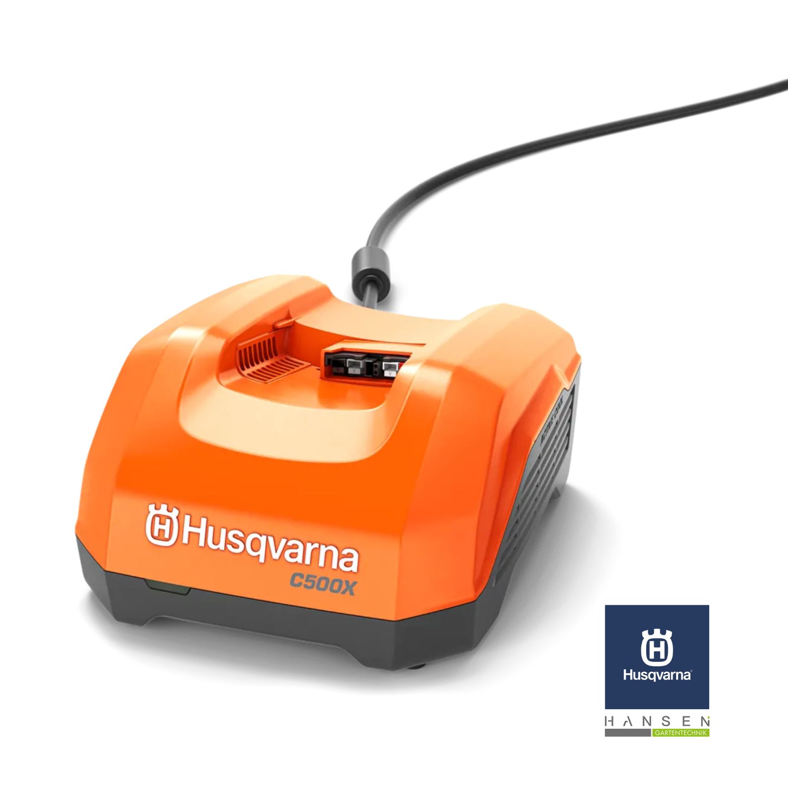 Abbildung zeigt freigestelltes Produktbild zu Husqvarna Akku-Schnelladegerät C500X Abbildung zeigt freigestelltes Produktbild zu Husqvarna Akku-Schnelladegerät C500X