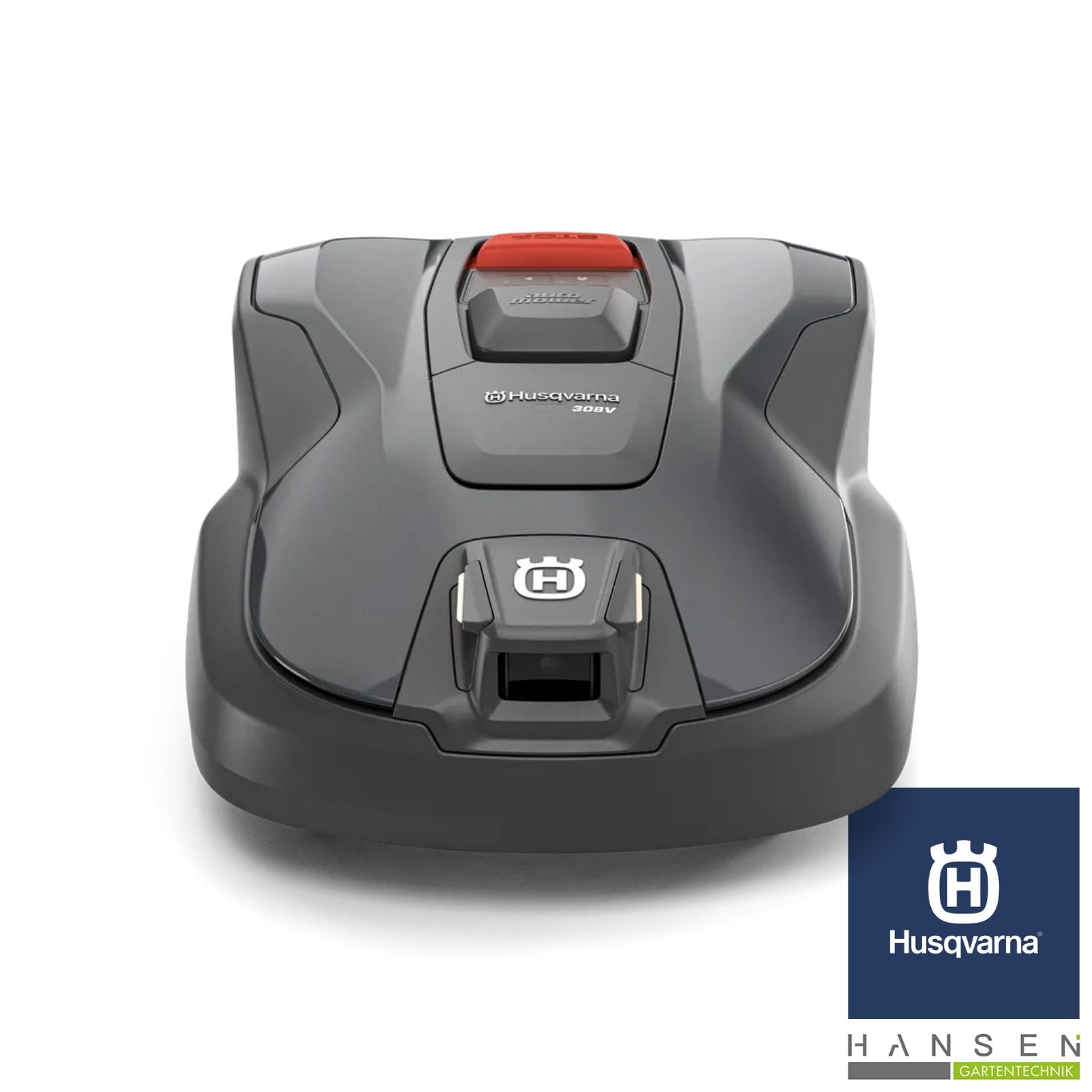 Abbildung zeigt ein freigestelltes Produktfoto zum Husqvarna Automower® 308V Abbildung zeigt ein freigestelltes Produktfoto zum Husqvarna Automower® 308V