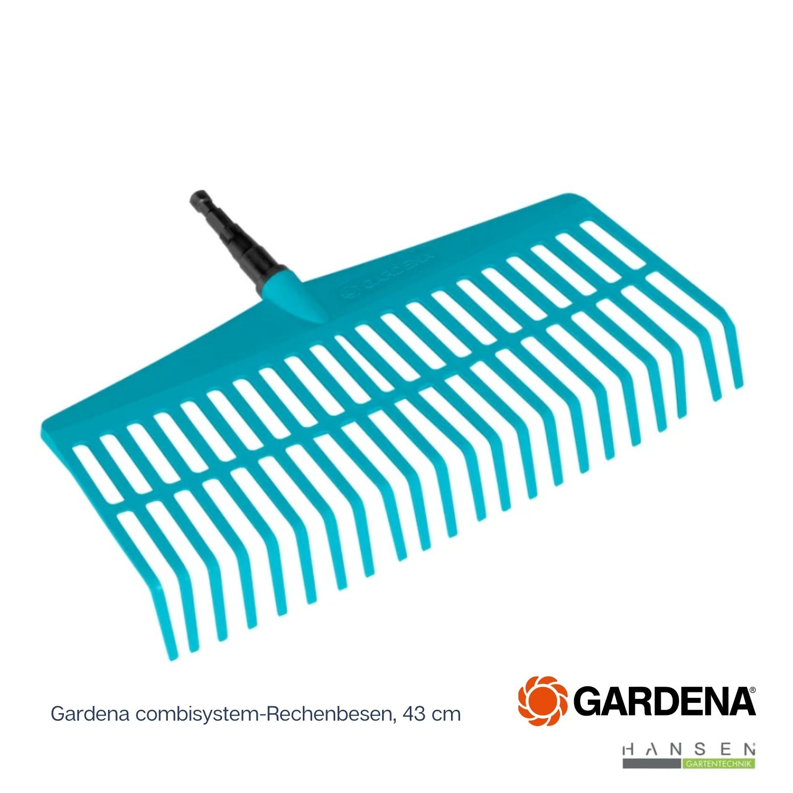 Abbildung zeigt freigestelltes Produktbild zu Gardena combisystem-Rechenbesen, 43 cm Abbildung zeigt freigestelltes Produktbild zu Gardena combisystem-Rechenbesen, 43 cm