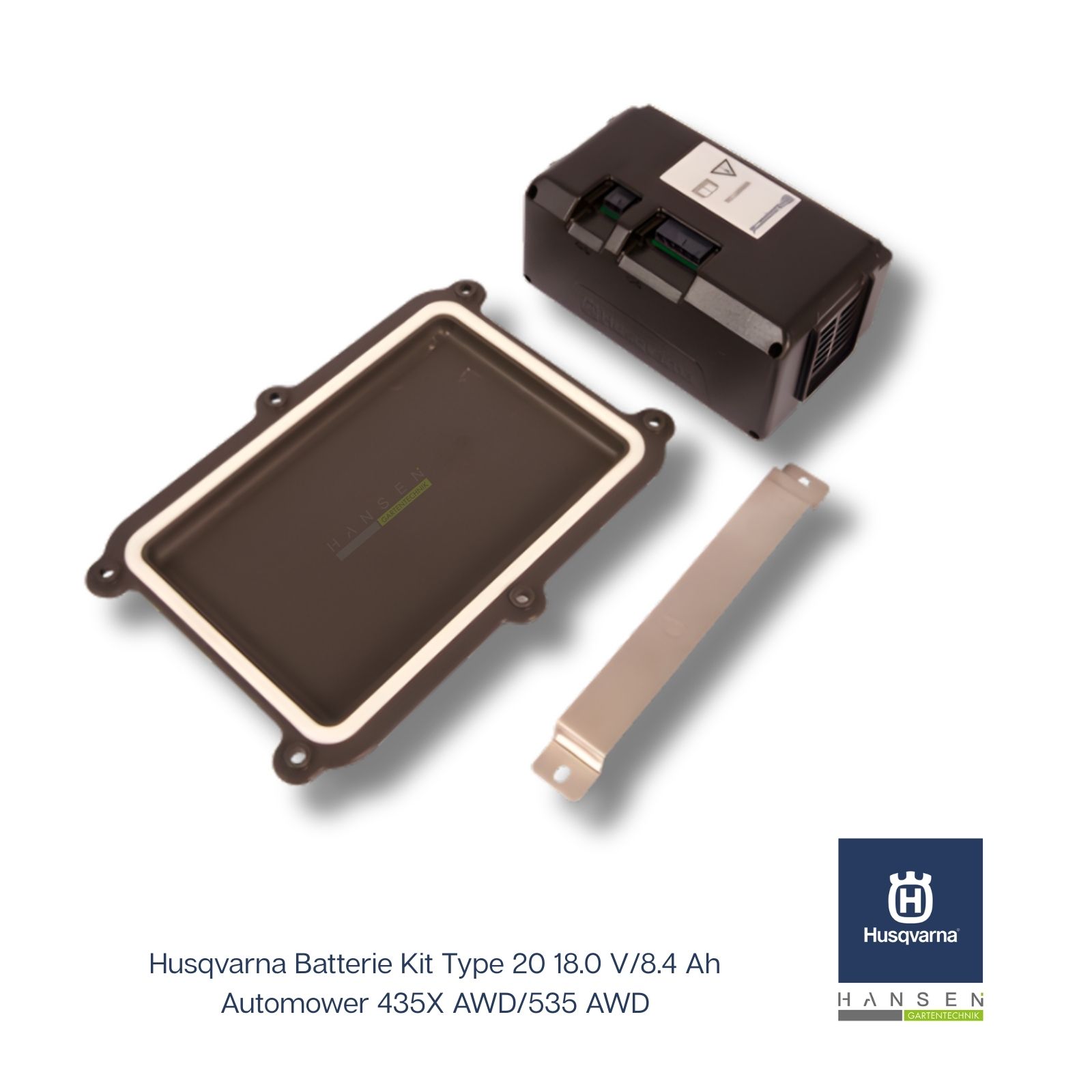 Abbildung zeigt freigestelltes Produktbild zu Husqvarna Batterie 435X/535 AWD Typ 20